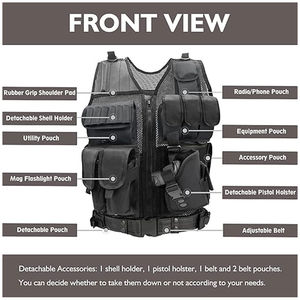 Chaleco de camuflaje, entrenamiento transpirable ajustable para caza al aire libre, nuevo último diseño, chaleco de camuflaje de la mejor calidad - Product Image 2