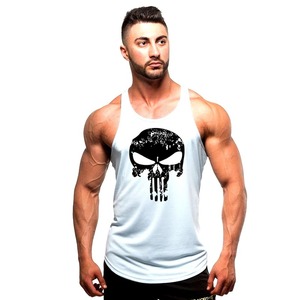 Débardeurs pour hommes Gym Deltoïde Nouvelle Mode Coton Chemises Sans Manches Débardeur Hommes Fitness Chemise Singlet Bodybuilding Workout Gym - Product Image 5