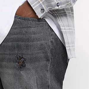 Shorts en denim respirants de meilleure qualité, baggy, à la mode, à la mode, shorts en denim à coupe ample - Product Image 6