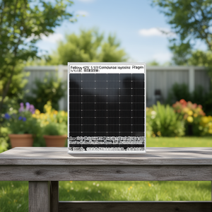 Panneau solaire monocristallin PERC demi-cellule Fellow Energy 425W avec cadre en aluminium certifié TUV - Product Image 3