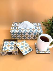 Wholesale OEM Virgin Wood Pulp Facial Tissue Paper Mdf resin Box Tissue Box - Product Image 6