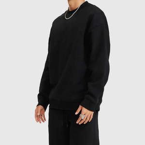 เสื้อสเวตเชิ้ตผู้ชายคอวี ผ้าฟลีซ ปี 2025 ผ้าฝ้าย 100% เป็นมิตรกับสิ่งแวดล้อม กันลม สำหรับฤดูใบไม้ร่วง บริการ OEM ตัดเย็บตามสั่ง แขนปกติ - Product Image 5