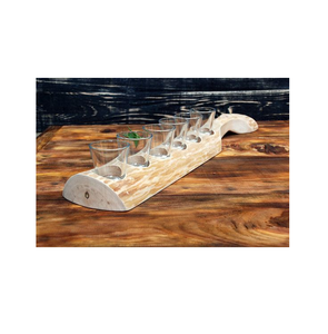 Porte-verre en bois fait à la main décor d'hôtel d'aspect design pour accessoires de mariage et de fête produit de qualité supérieure - Product Image 4