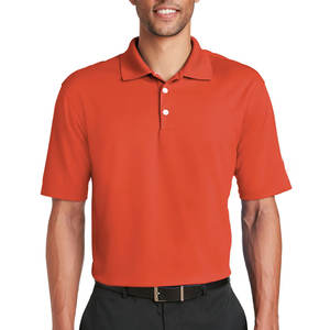 Logotipo bordado personalizado Impresión 100% Poliéster Camisas de golf para hombre Uniforme de negocios de alta calidad Polo de color sólido - Product Image 1