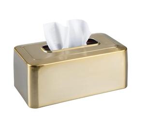 Cajas de pañuelos de Metal para decoración del hogar, caja de pañuelos de diseño único perforado, fabricante al por mayor - Product Image 3