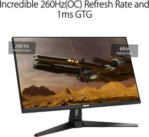 For <b>Gaming</b> 27inch 1080P <b>Gaming</b> Monitor (VG27AQM1A)-165Hz 1ms Anti-Blue <b>Light</b> E-IPS Panel 3 Year Warranty - Product Image 2