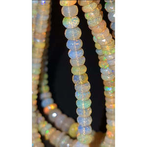 Collier de perles d'opale de feu d'Éthiopie 5-8 mm, perles d'opale en vrac pour la fabrication de bijoux, vente en gros, prix d'usine - Product Image 5