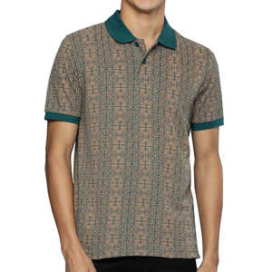 Camiseta Polo Sublimada para Hombre, Impresión Completa, Ligera, Transpirable y Absorbente de Humedad, Personalización OEM/ODM Disponible - Product Image 1