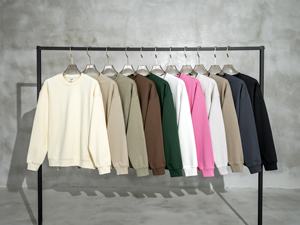 Sweat à capuche en éponge française pour hommes et femmes pour l'hiver-Teint uni - Product Image 3