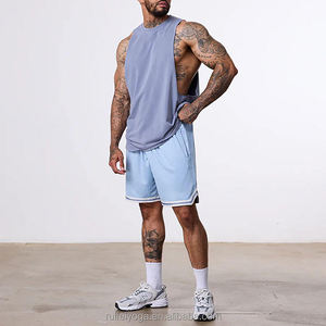 Pantalones cortos de baloncesto informales para correr de 5 pulgadas para hombre del fabricante, logotipo de camuflaje personalizado, malla pesada, bolsillo para gimnasio, transpirable de talla grande - Product Image 3