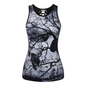 Promotion grande taille femmes décontracté Gym débardeurs solide respirant haute qualité coton/bambou Fiber prix de gros prêt livraison - Product Image 6