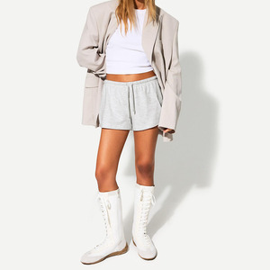 Short de sport en soie respirant taille haute pour femme Vêtements de nuit décontractés coupe ample avec matériau en soie respirant confortable - Product Image 3
