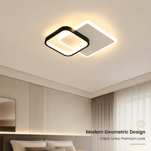 <b>Modern</b> Geometric Acrylic <b>Ceiling</b> <b>Light</b> 20W High Cri Tri Color Surface Mount For Indoor Bedroom Corridor And Hallway - Product Image 2