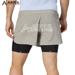 Shorts de sport pour hommes, respirants et anti-transpiration, pour la salle de sport, la course à pied et l'exercice - Product Image 4