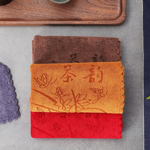 Torchon tricoté écologique personnalisé en coton doux et torchons à séchage rapide imprimés sur mesure dans la cuisine - Product Image 3