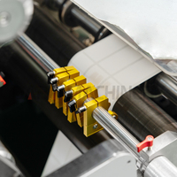 Máquina troqueladora de etiquetas en blanco de alta velocidad, rotativa completa, para troquelado, corte longitudinal y rebobinado de papel kraft y film.