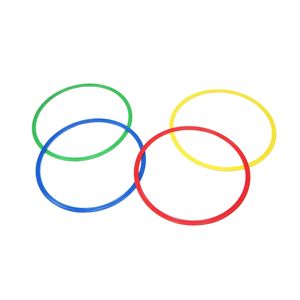 Sport Flat Ring Equipment Diameter 49cm Agility Ring Lose <b>Weight</b> <b>Hoop</b> - Product Image 3