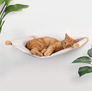 Vente en gros de hamac en bois pour chat avec pieds antidérapants meubles surélevés pour animaux de compagnie fabriqués au Vietnam - Product Image 1