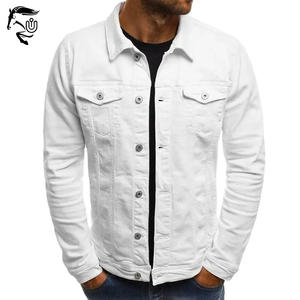 "Chaquetas vaqueras personalizadas de calidad superior | Abrigos vaqueros unisex Streetwear 2025 OEM Factory" - Product Image 2