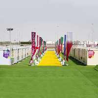Maison conteneur, unité d'hébergement modulaire, solution de camping pour événements à grande échelle