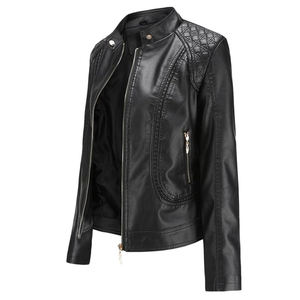 Veste en cuir pour femmes de qualité supérieure, durable, élégante, parfaite pour la mode décontractée, les voyages et les conditions climatiques froides - Product Image 2