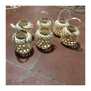 Lámpara de bambú hecha a medida con diseño tejido premium-Luz colgante decorativa para un estilo interior creativo - Product Image 5