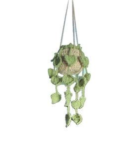 Crochet <b>Hanging</b> Plants Customized Macrame Plant Hanger for <b>Wall</b> and Window Decoration - Product Image 1