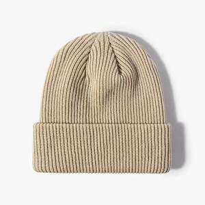 Bonnet d'hiver Jacquard de haute qualité casquette de crâne personnalisée chaud Style européen américain impression automne scènes de plage dessin animé Logo chapeau - Product Image 2