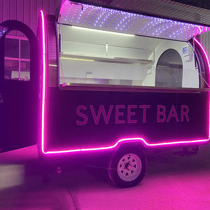 Remolque de comida móvil de lujo con equipo de cocina profesional para eventos al aire libre Exportación al por mayor Suministro global - Product Image 4