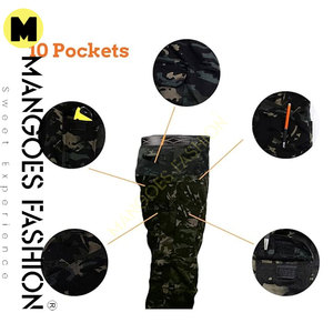 Pantalones Tácticos 100% Algodón, Tela de Pana Media, Transpirables, Suaves, Resistentes al Desgaste y a las Arrugas, de Alta Calidad, con Cordón Ajustable en las Piernas - Product Image 3