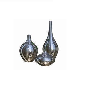 Metal Flower <b>Vase</b> Customized Shape Aluminium Flower <b>Vase</b> For Weddings Luxurious Hotel Restaurant Decoration Usage Item - Product Image 1