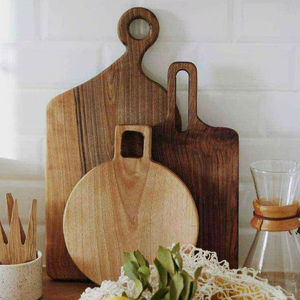 Tabla de Cortar de Madera Ecológica Hecha a Mano de Primera Calidad, Apta para Lavavajillas, Forma Rectangular, a Precio de Mayoreo - Product Image 1