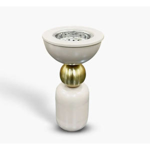 Best Quality Mat Gold Metal <b>Incense</b> Holder Standard Design Mabkhara <b>Incense</b> Burner & Frankincense Holder In Reasonable Price - Product Image 3