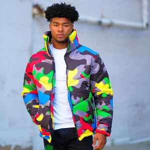 Veste matelassée compressible brillante pour hommes manteau léger isolé XL décontracté vêtements de sport de fitness d'hiver logo noël vente en gros - Product Image 5