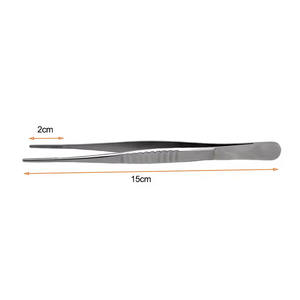 Pinzas Debakey de alta calidad, diseño OEM, logotipo personalizado, instrumentos quirúrgicos, fuente de alimentación Manual para uso hospitalario - Product Image 3