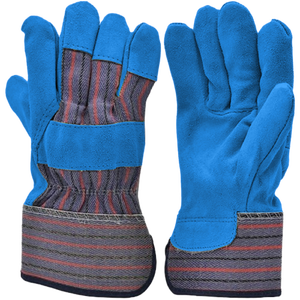 Guantes DE SEGURIDAD Canadian Rigger de grado superior de cuero de vaca de alta resistencia con protección de manos industrial en la espalda de algodón - Product Image 4