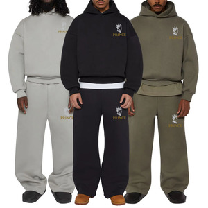 Dernier ensemble de sweat à capuche pour hommes en polaire technique de haute qualité personnalisé Survêtements pour hommes Joggers à capuche lourds pour hommes - Product Image 1