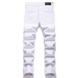 Nuevo pantalón vaquero cosido para hombre, hecho a medida, cómodo, antiarrugas, transpirable, de primera calidad, pantalón vaquero para hombre con tarifa al por mayor - Product Image 2