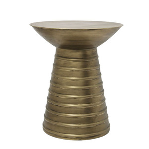 Nouveau tabouret rond en aluminium couleur bronze mobilier de bureau et de chambre à coucher d'intérieur personnalisé pour un usage scolaire - Product Image 4