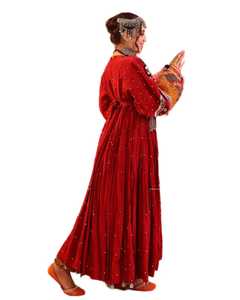 Dernières robes Kuchi afghanes traditionnelles afghanes faites à la main robe afghane traditionnelle pleine broderie vêtements variés - Product Image 4