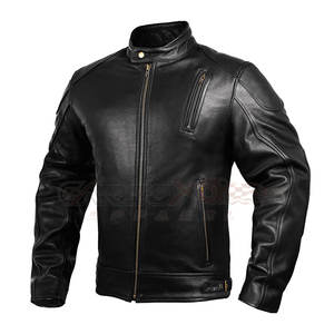 Chaqueta de carreras de moto de Cuero 100% para hombre, transpirable, a prueba de viento, logotipo trasero de alta calidad, ropa deportiva impermeable, talla XL - Product Image 1