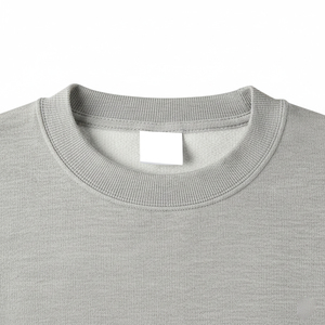 Sweat-shirt à col rond en molleton épais 100 % coton de haute qualité, respirant et écologique, personnalisable, pour l'hiver – Vente en gros - Product Image 3