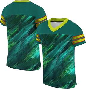 Nuevo diseño sublimación equipo Spandex Jersey fútbol americano cosido Venta caliente Jersey barato fútbol americano Jersey - Product Image 4
