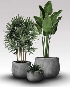 Classic <b>Large</b> FRP (Fibre Glass) Eco-Friendly Durable Flower Pot <b>Planter</b> Drainage Hole <b>for</b> Home Outdoor <b>Garden</b> Nursery Artificial - Product Image 1