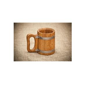 Tasse de Bar en bois naturel avec poignée pour décoration de Table, tasse à boire élégante de haute qualité pour mariage et hôtel à faible coût - Product Image 5