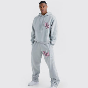 Survêtement pour homme de haute qualité, design optimal, imprimé, pantalon de jogging évasé, ensemble de survêtement et survêtements 100% coton - Product Image 1