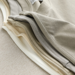 Pure Cotton <b>Heavyweight</b> <b>T</b>-<b>Shirt</b> Graphic Boxy Fit Plain Blank <b>T</b> <b>Shirt</b> Custom Logo Printing High High Quality <b>T</b>-<b>shirt</b> for <b>men</b> - Product Image 5