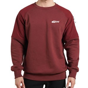 Sweat-shirt d'hiver unisexe 100% coton solide Vente en gros Épaule tombante Poids lourd Surdimensionné Streetwear Zipper Design - Product Image 1