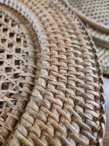 Bandeja de Conchas Marinas de Ratán Tejida a Mano de Lujo, Vajilla Artesanal, Decoración Navideña para el Hogar, Pieza Decorativa - Product Image 6