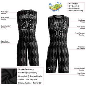 Equipo de baloncesto, chaleco, pantalones cortos, ropa deportiva de secado rápido para exteriores, verano 2024, conjuntos de uniformes de baloncesto para hombres, traje deportivo para correr transpirable - Product Image 2